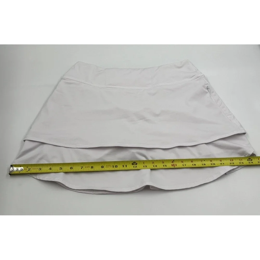 FootJoy Women's M White‎ Solid Polyester Lined Short Skort